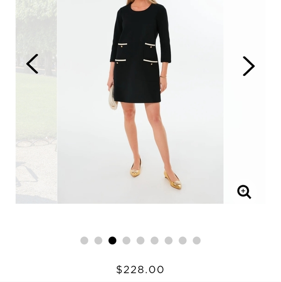 Tuckernuck Francoise Mod Midi Dress Black - Picture 2 of 9